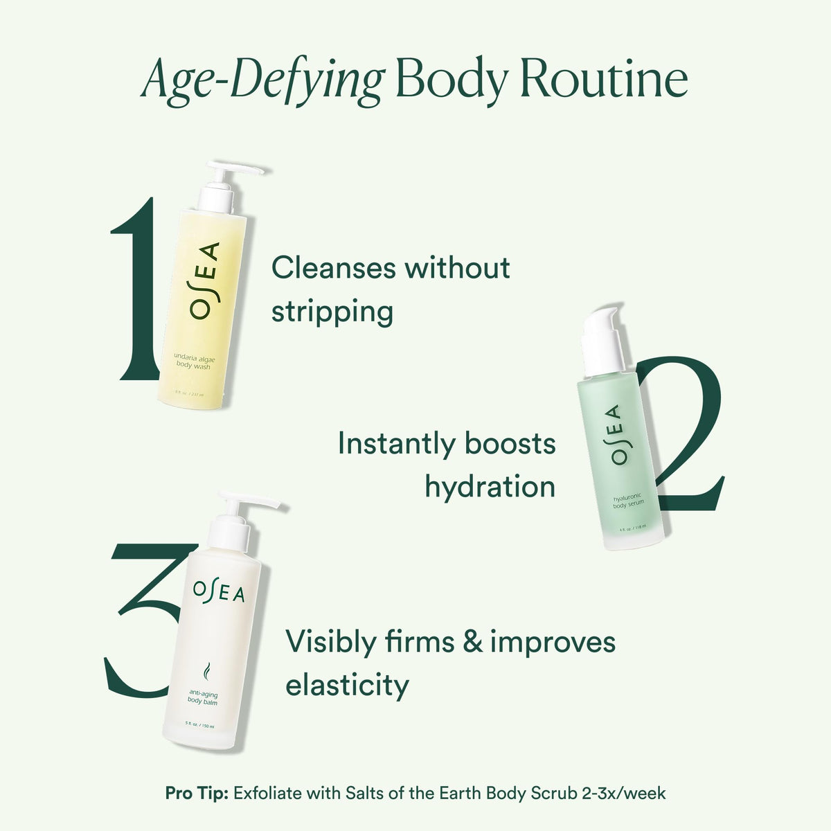 OSEA Alaria seaweed ingredient visual highlighting skin-firming benefit