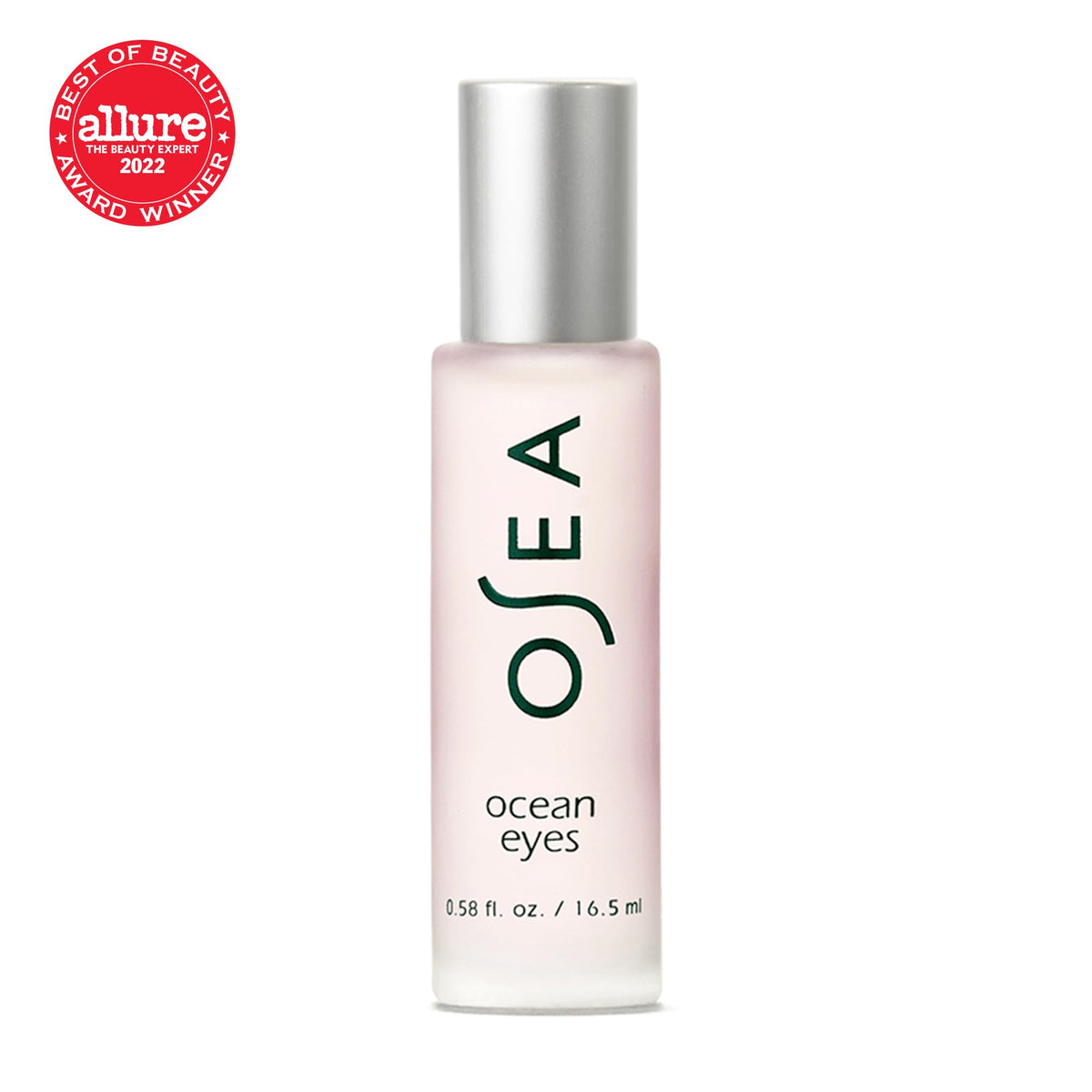 OSEA product label and ingredients panel emphasizing clean, clinically tested formulation