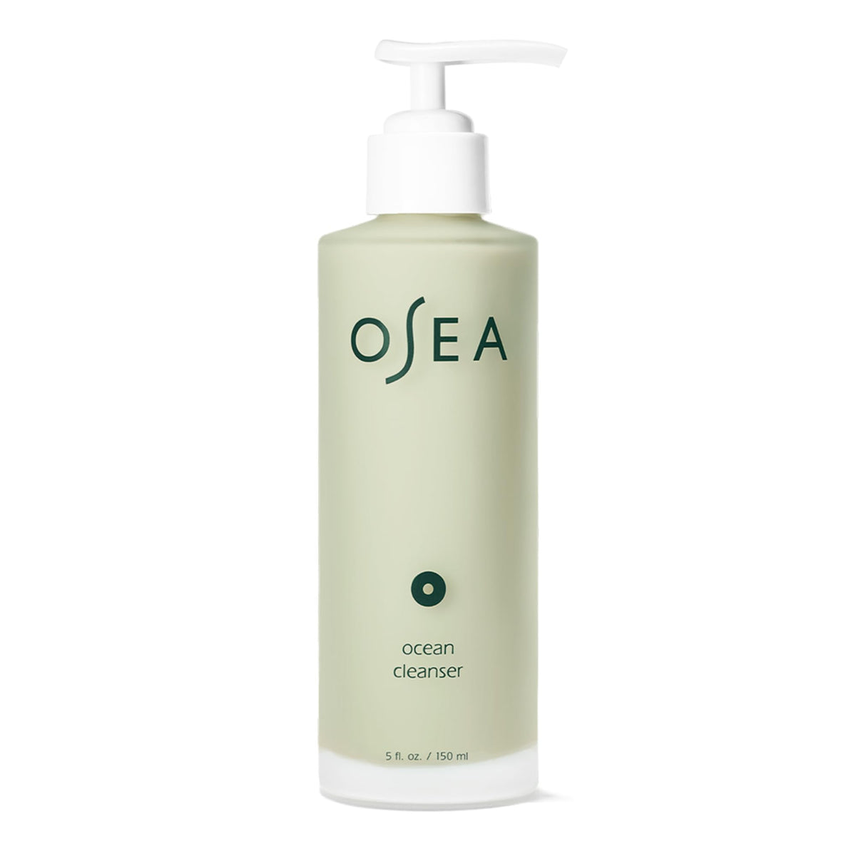 OSEA front bottle view showing clean packaging and brand clarity for shelf appeal