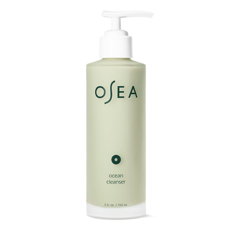 OSEA front bottle view showing clean packaging and brand clarity for shelf appeal