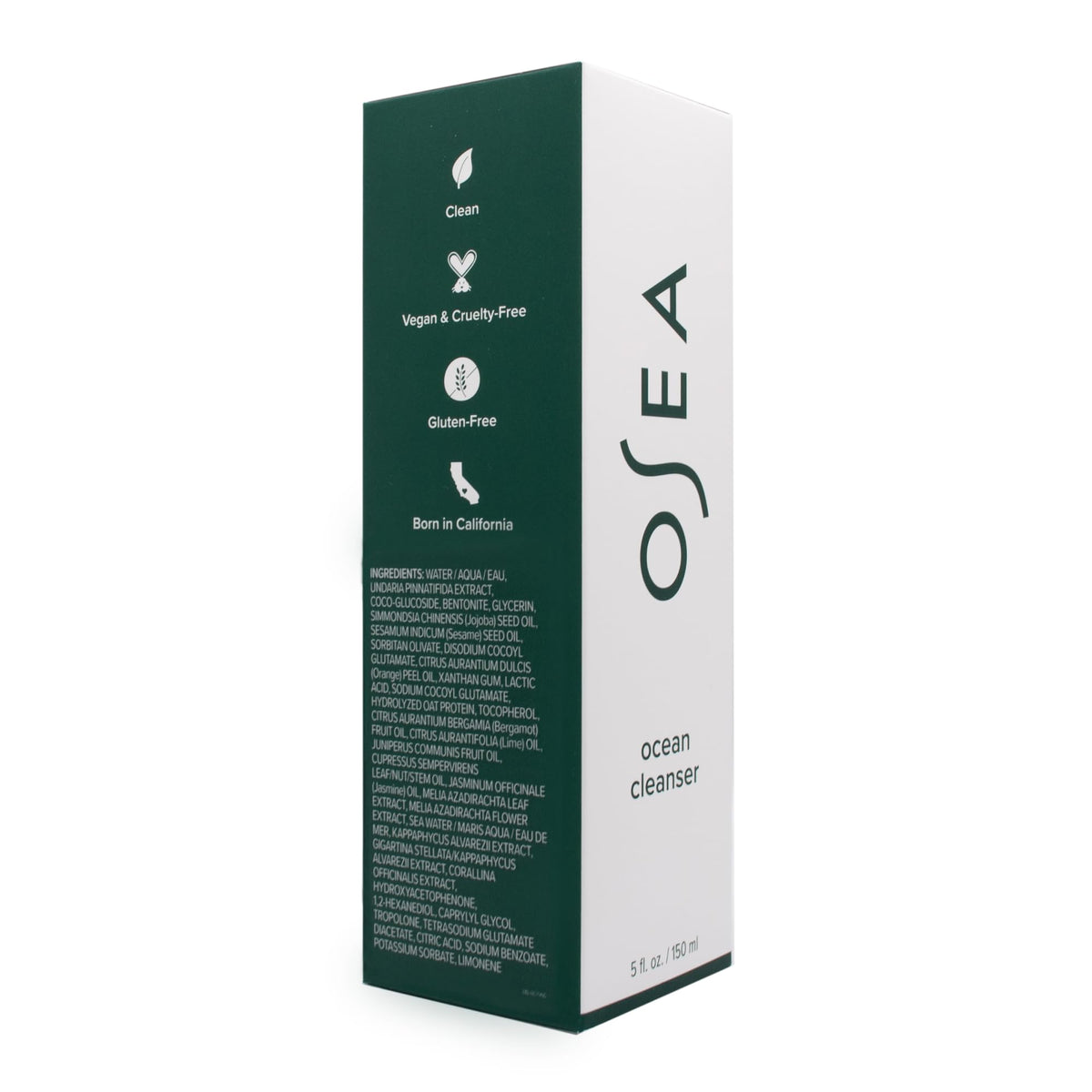 OSEA seaweed ingredient detail showing mineral-rich botanicals for hydration