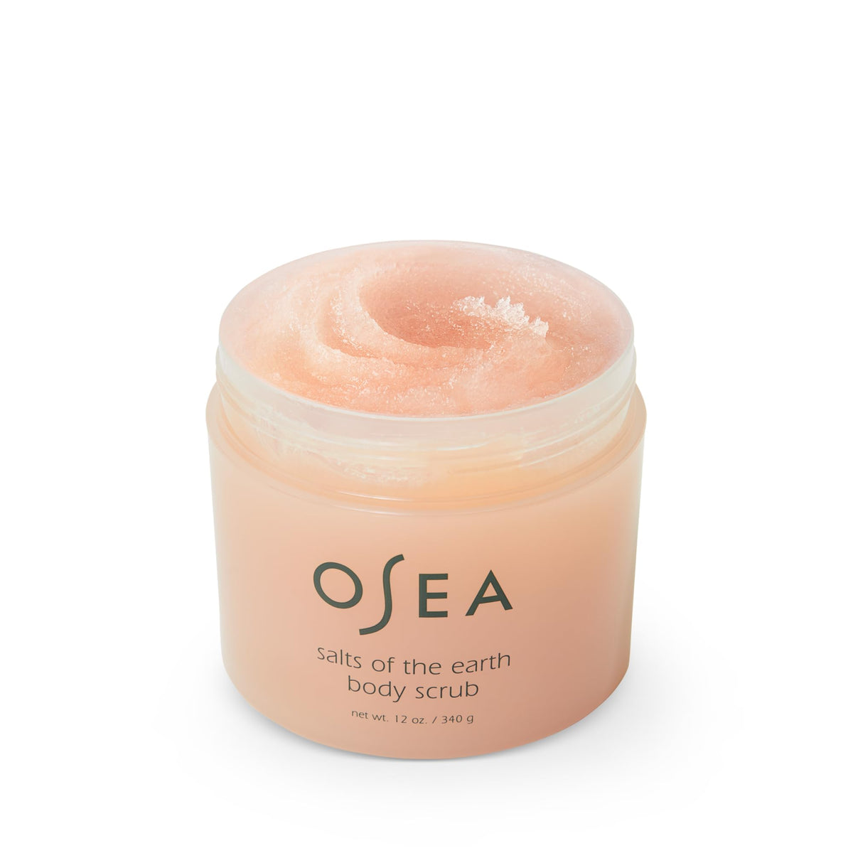 OSEA ingredient label detail showing Pink Himalayan salt and seaweed benefits