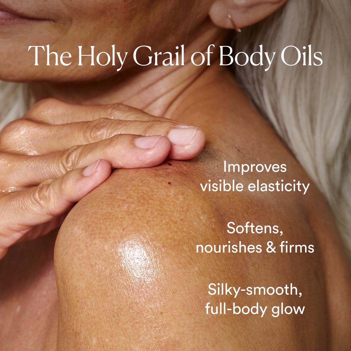 OSEA oil spread on hand showing silky texture and non-greasy feel benefit