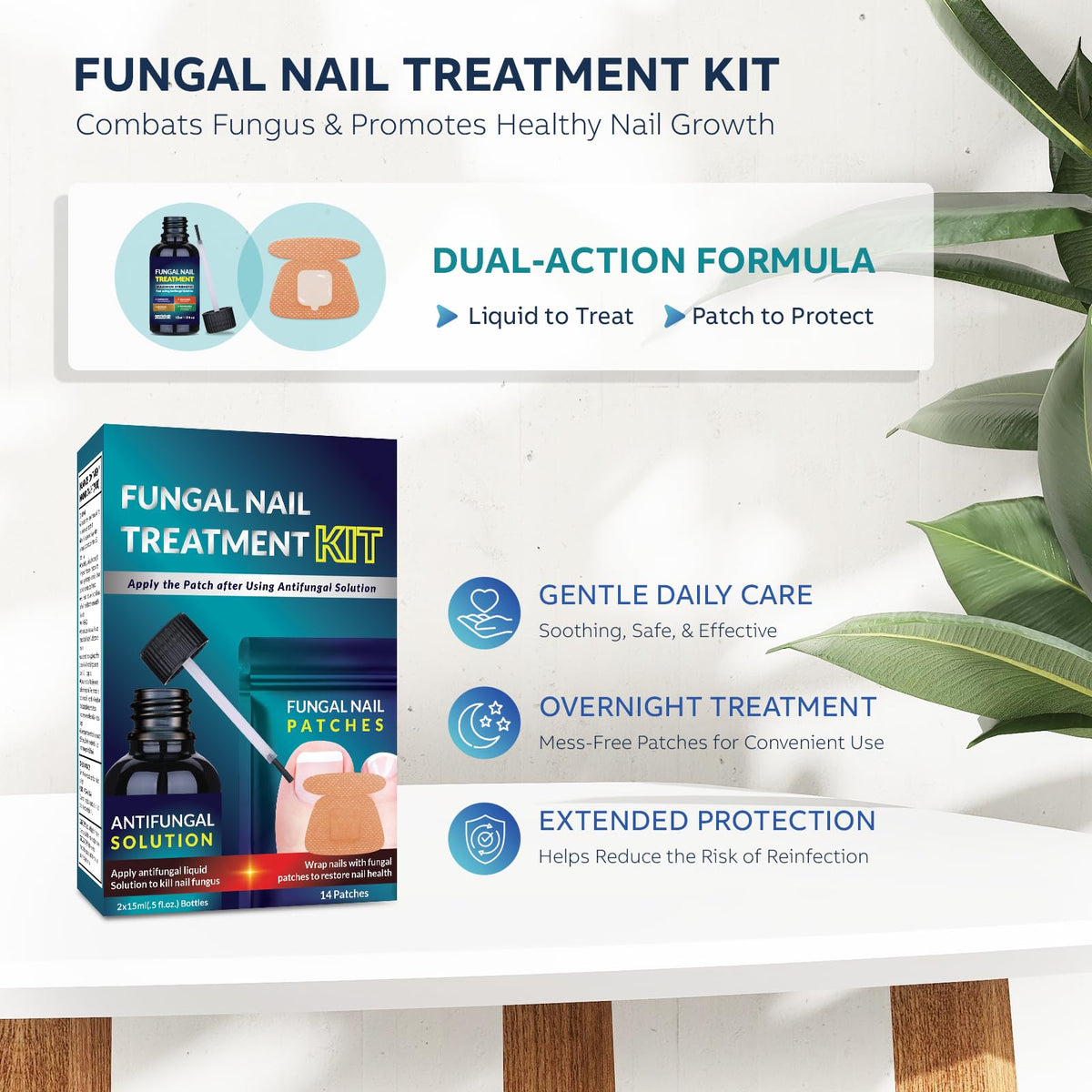 OSIMOON nail repair drops close-up bottle demonstrating precise applicator