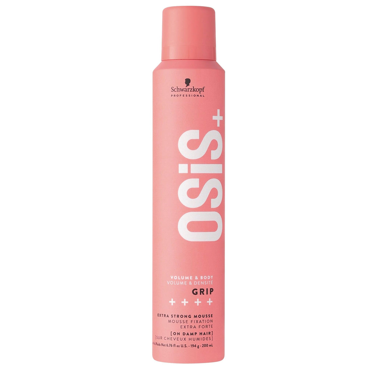 OSiS+ front canister showing product branding and hold level benefits