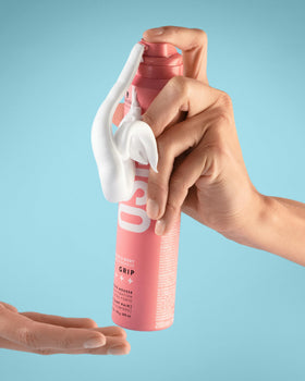 OSiS+ mousse dispensing action from can showing controlled output