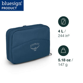 Osprey Daylite open with removable liner visible for easy cleaning benefit