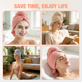 OSRPIEU three towels laid flat displaying assorted colors and soft finish