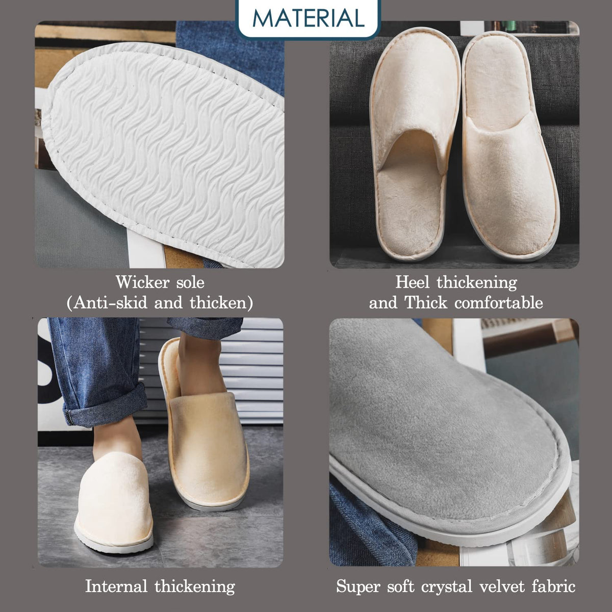 OSTADARRA each pair in its own packaging bag for hygienic storage