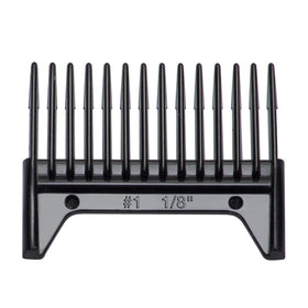 Oster guide comb attachment close-up showing easy snap-on benefit