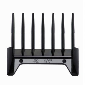 Oster guide comb mounted on Fast Feed clipper for faster trims