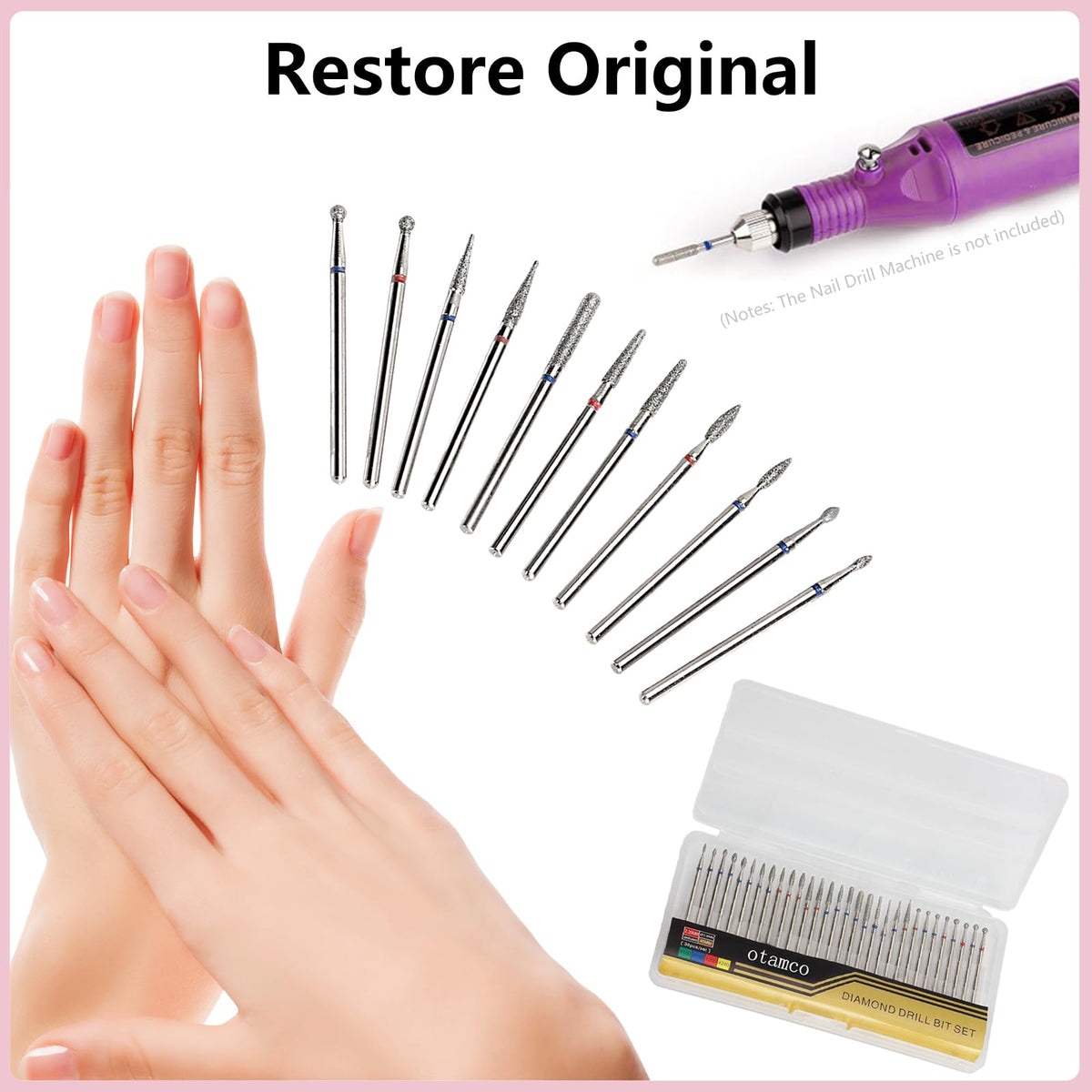 OTAMCO carbide cuticle bit detail for efficient material removal