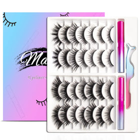 OTET front packaging showing complete magnetic eyelash kit benefits