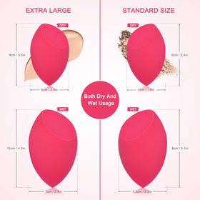 OtNiap sponge applying foundation to leg for fast, even body coverage