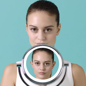 Otostick application on an adult demonstrating quick, pain-free ear positioning