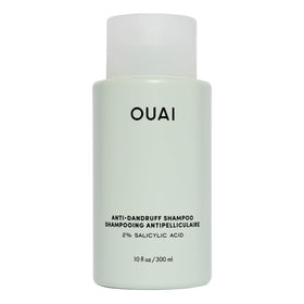 OUAI anti dandruff shampoo front bottle showing clean design and volume benefit