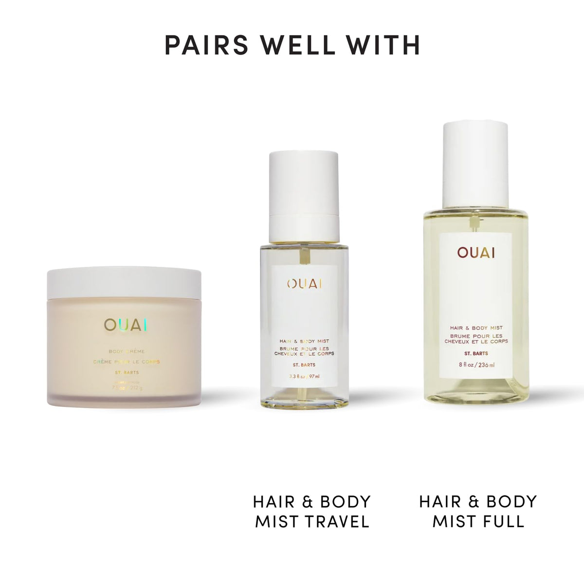 OUAI spread across forearm demonstrating smooth, non-greasy finish