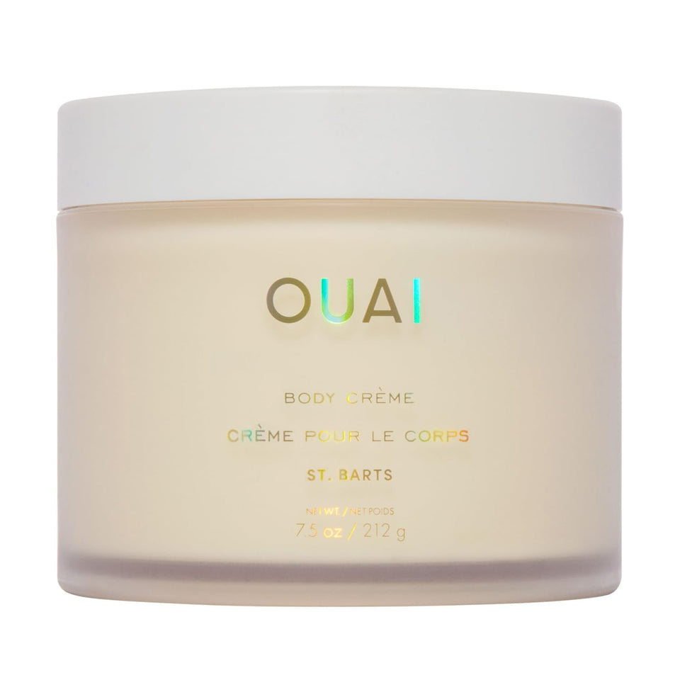 OUAI jar front view showing label and portable 7.5 oz benefit