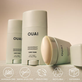 OUAI open cap and applicator revealing smooth glide for easy application