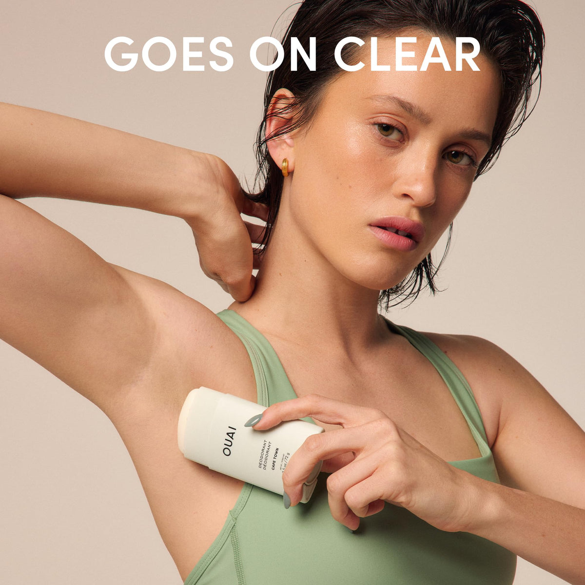 OUAI product trio with shampoo and spray for layered Cape Town scent