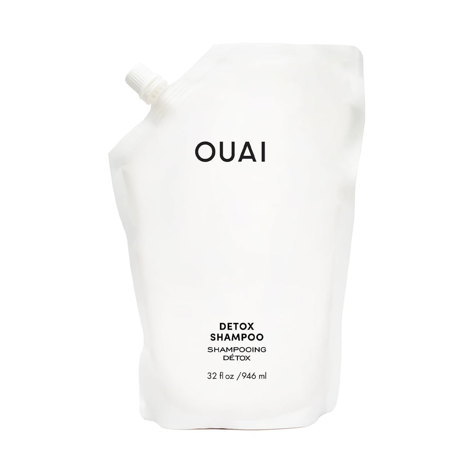 OUAI detox refill front label showing product name and benefits