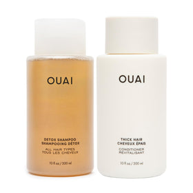 OUAI Detox Shampoo front bottle showing clean packaging and clarifying benefit