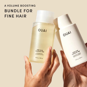 OUAI close-up of back label ingredient panel for transparency and benefits