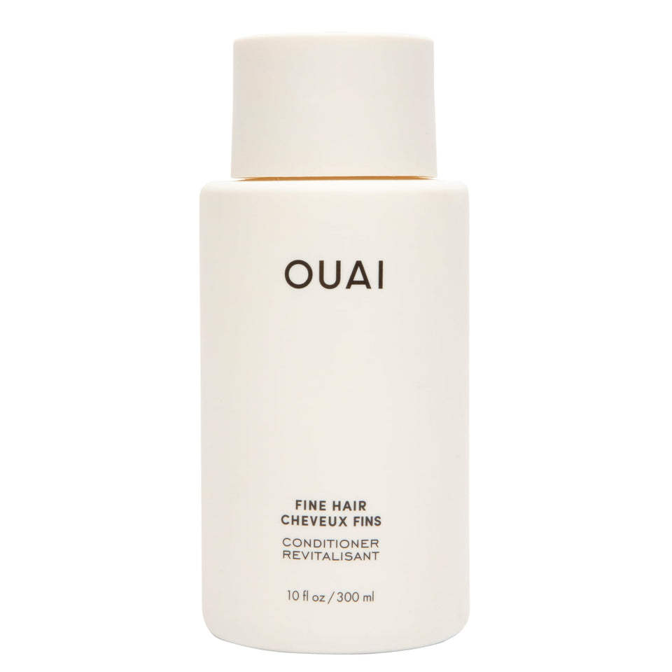OUAI bottle front view showing label and 10 oz volume for easy identification and appeal