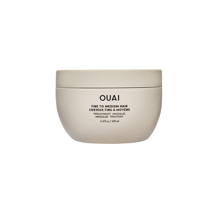 OUAI front packaging of fine to medium masque showing size and label