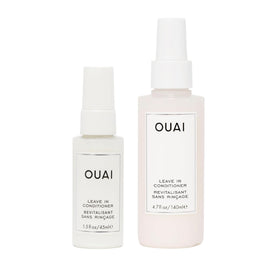 OUAI front packaging showing full-size and mini for easy use