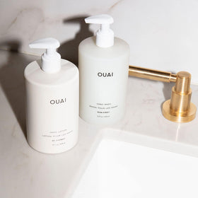 OUAI boxed set styled for gifting showing premium presentation benefit