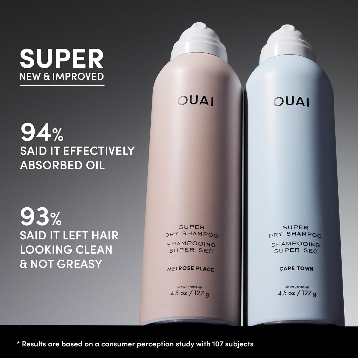 OUAI travel bag scale comparison showing compact 2 oz convenience