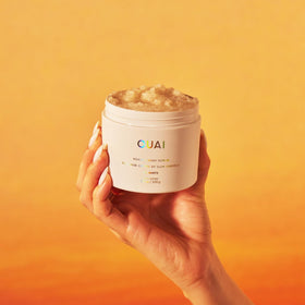 OUAI coconut and sugar ingredients staged, emphasizes moisturizing benefits