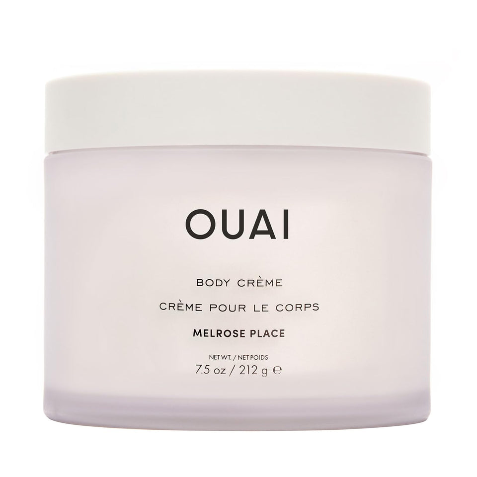 OUAI Melrose Place jar front view showing labeling and packaging benefit: easy identification
