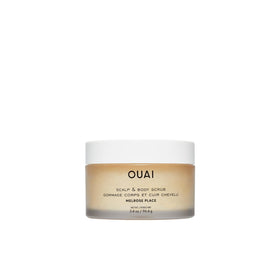 OUAI Melrose Place travel jar front view showing label and size for easy gifting