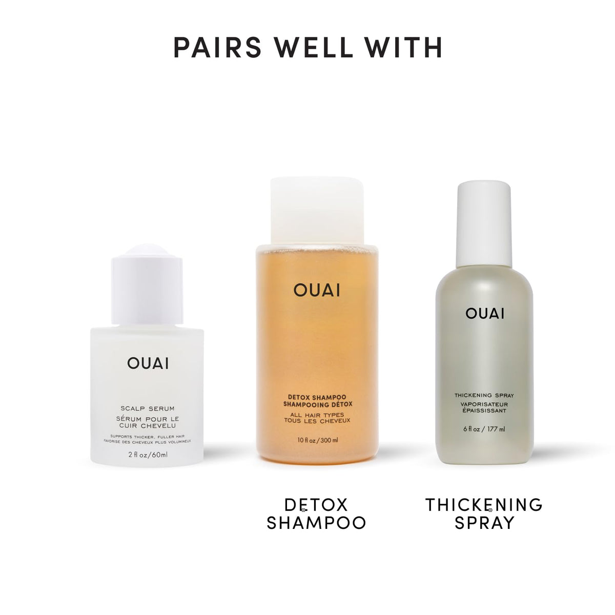 OUAI scent card with herbs and figs representing Cape Town fragrance benefit