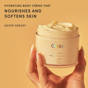 OUAI cream whipped texture close-up highlighting rich hydration benefit