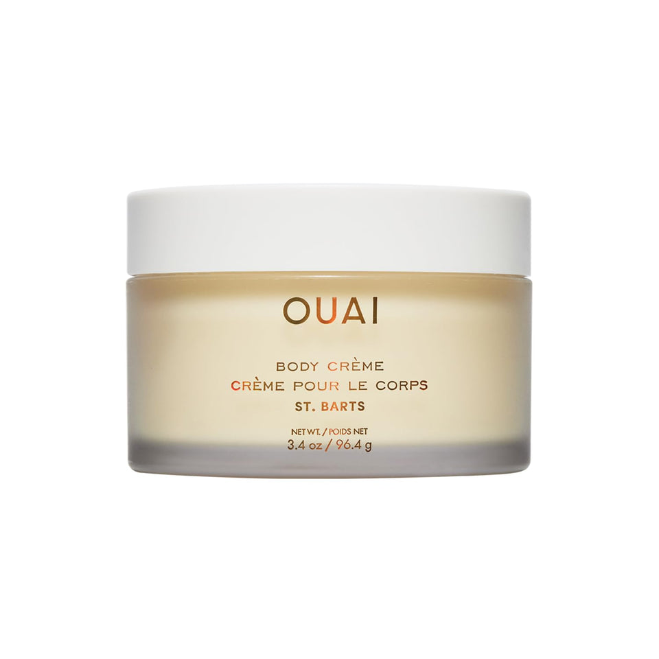 OUAI St. Barts front jar showing label and travel-friendly size benefit