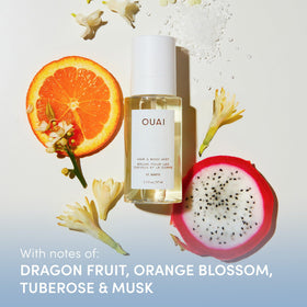 OUAI St. Barts product in hand size comparison illustrating travel-friendly proportions
