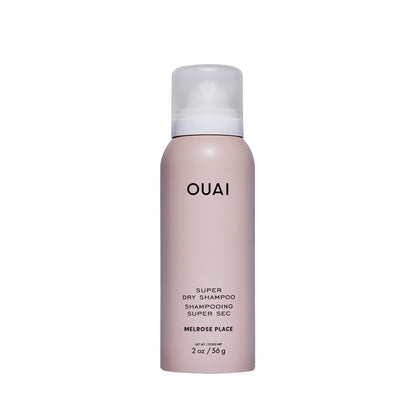 OUAI front packaging travel dry shampoo shows compact, convenient refresh