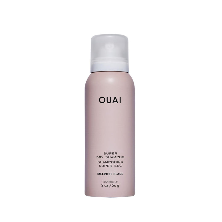 OUAI front packaging travel dry shampoo shows compact, convenient refresh
