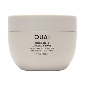 OUAI front packaging of thick hair mask showing jar and label for easy identification