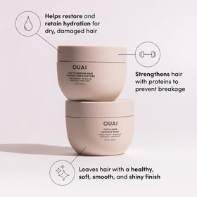 OUAI travel kit next to passport for scale, compact sizes for carry-on convenience