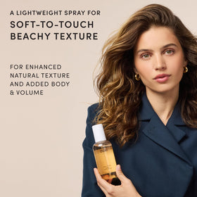 OUAI back label close-up displays ingredient and usage information benefit