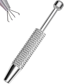 OUFER front view of piercing grabber showing compact design and secure grip benefit