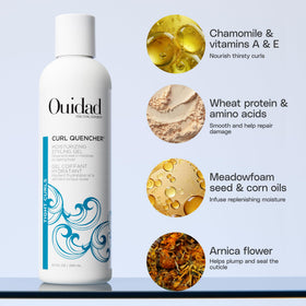 Ouidad gel texture close-up showing lightweight, non-sticky formula