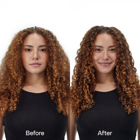 Ouidad creamy texture in palm demonstrating rich hydration benefit