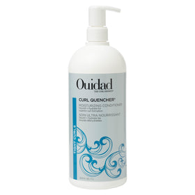 Ouidad front bottle showing product branding and large 33.8 fl oz size benefit