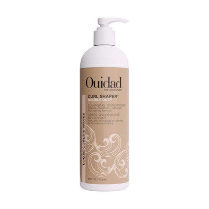 Ouidad front bottle view showing product and clear curl benefit
