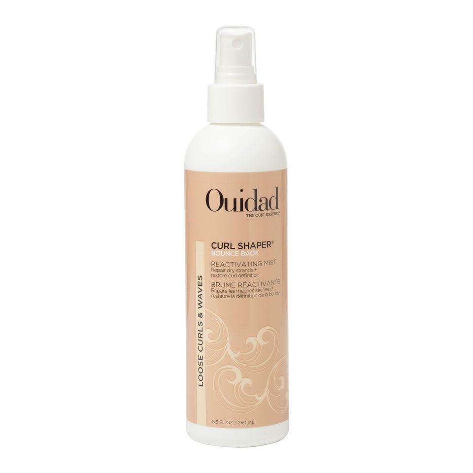 Ouidad Curl Shaper front packaging showing 8.5 oz bottle and label for quick identification and styling confidence